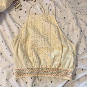 cream tank top
